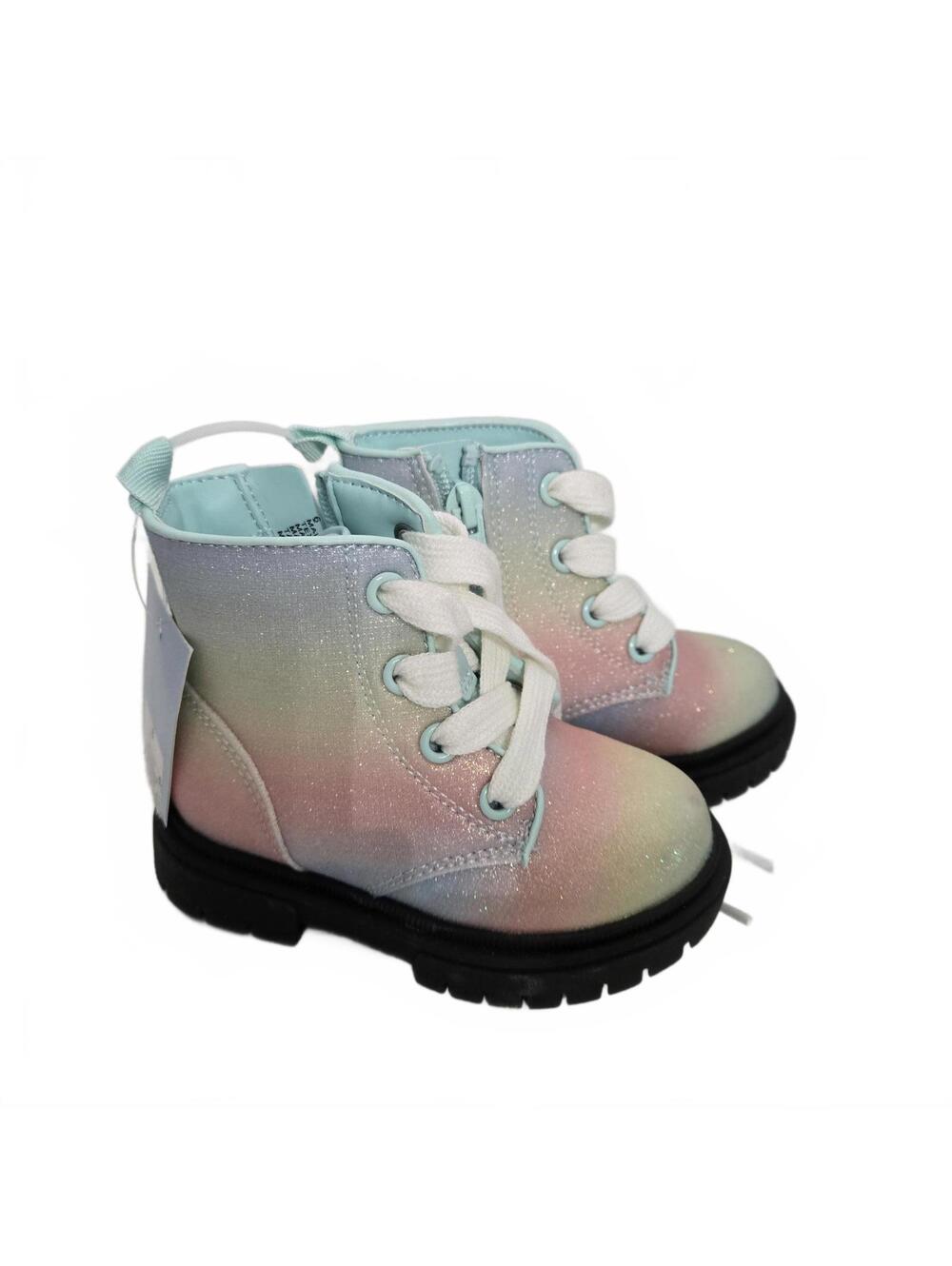Boots / Rainbow Glitter Boots / Kid's 6 / Cate & Jack / New